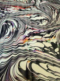 Image 3 of One-of-a-kind hand marbled paper  - 'Harmony'