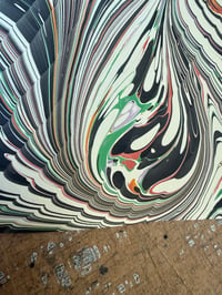 Image 4 of One-of-a-kind hand marbled paper  - 'Harmony'