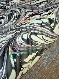 Image 6 of One-of-a-kind hand marbled paper  - 'Harmony'