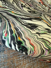 Image 7 of One-of-a-kind hand marbled paper  - 'Harmony'