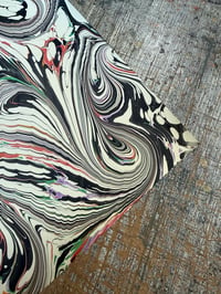 Image 8 of One-of-a-kind hand marbled paper  - 'Harmony'