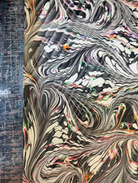 Image 2 of One-of-a-kind hand marbled paper  - 'Harmony'