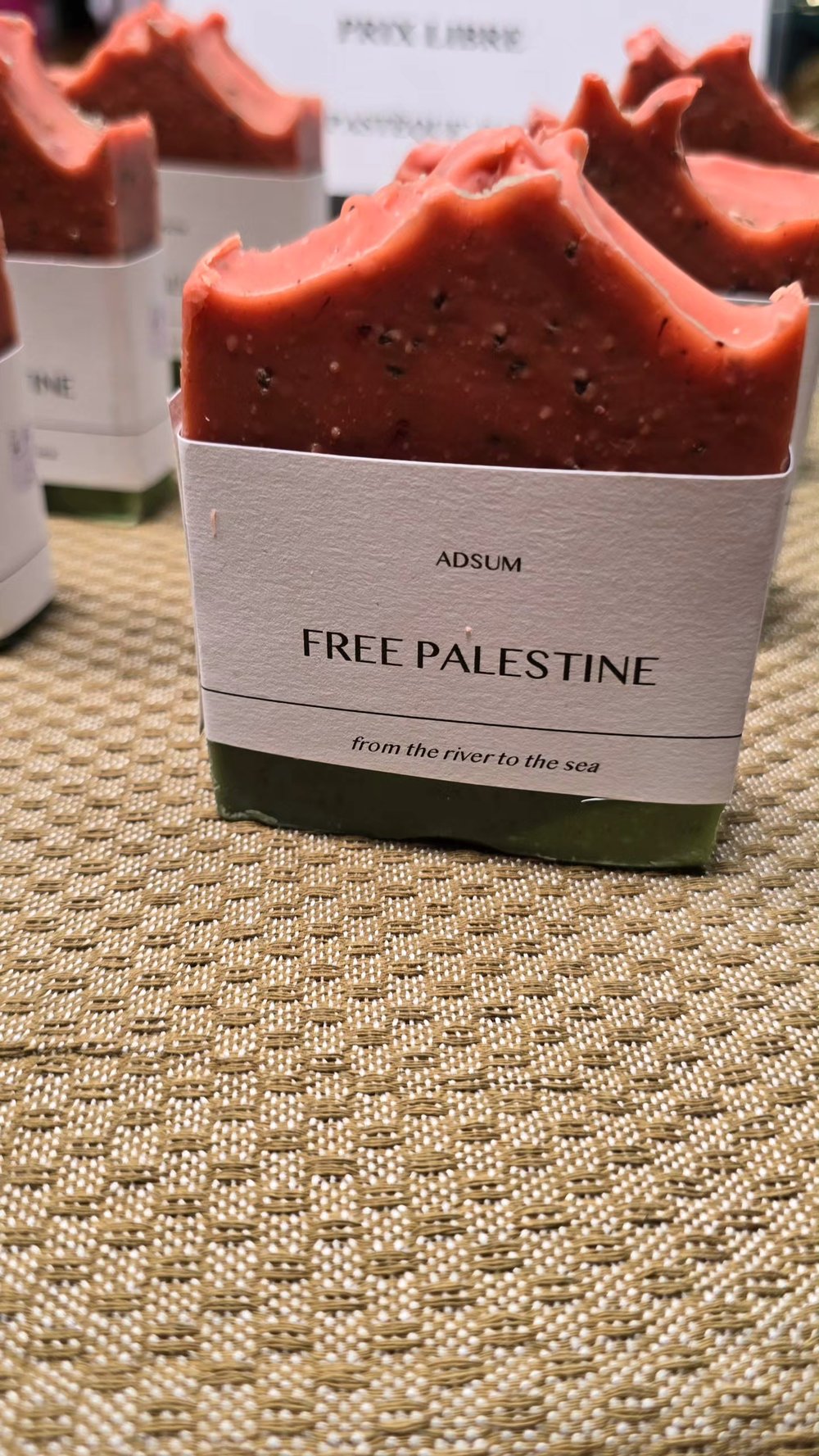 Free palestine soap