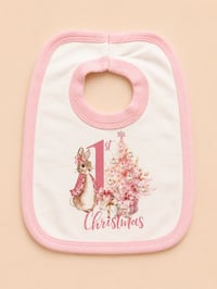Image 1 of 1st Christmas bib
