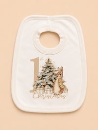 Image 3 of 1st Christmas bib