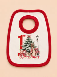 Image 4 of 1st Christmas bib