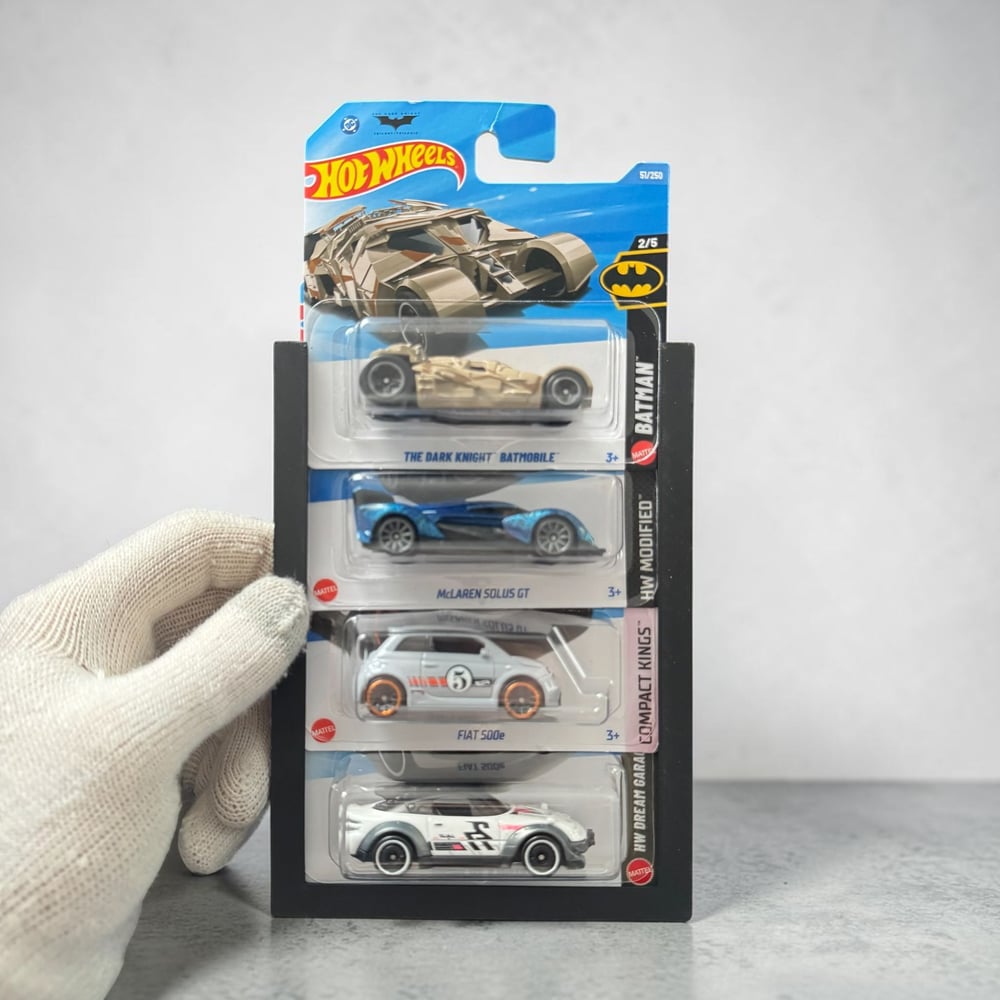 Image of Carded Diecast Car Display Frame Wall Mount Holder Hot Wheels Matchbox