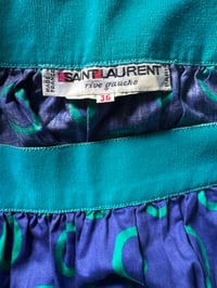Image 6 of 1988 Saint Laurent Rive Gauche documented cotton dress