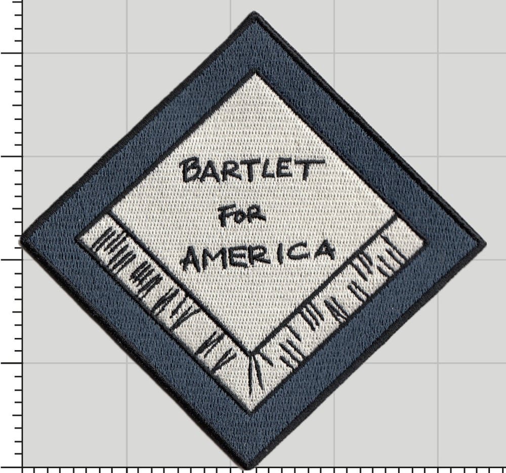 Image of Bartlet For America Patch pre-order