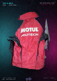 Image 2 of Motul Autech Nissan NISMO Team Windbreaker (Red/Grey)