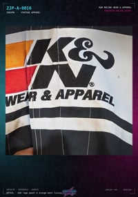 Image 3 of K&N Racing Wear & Apparel Pinstripe Racing Jacket
