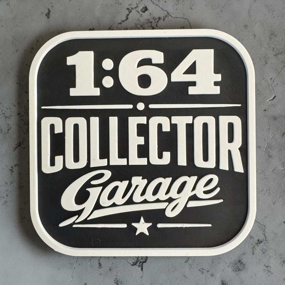 Image of Diecast Collector Garage Wall Sign 1:64 Display Shelf Wall Decor