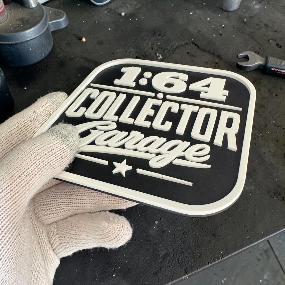 Image of Diecast Collector Garage Wall Sign 1:64 Display Shelf Wall Decor