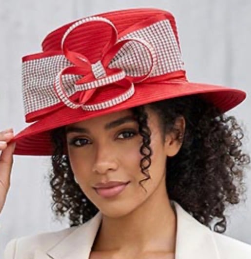 Image of BOW STUDDED HAT 