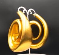 Image 4 of TARJA X-LARGE SWIRL EARRINGS