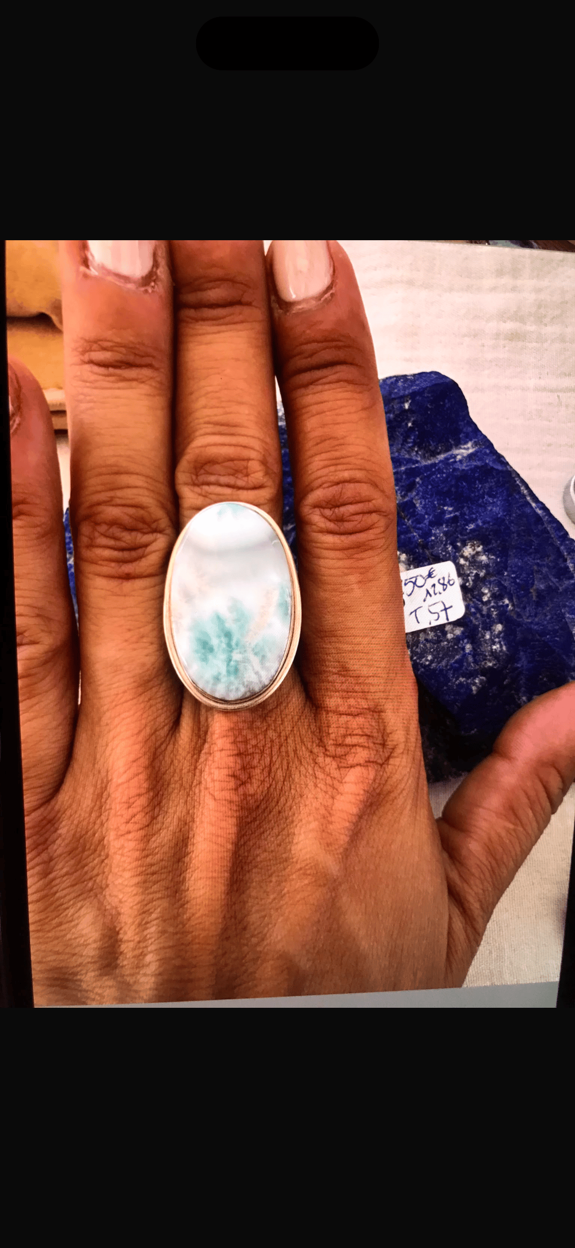 Image of Bague Larimar kebeb’
