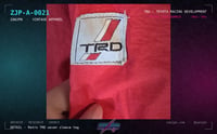 Image 3 of Vintage TRD Toyota Racing Development Bomber (Red)