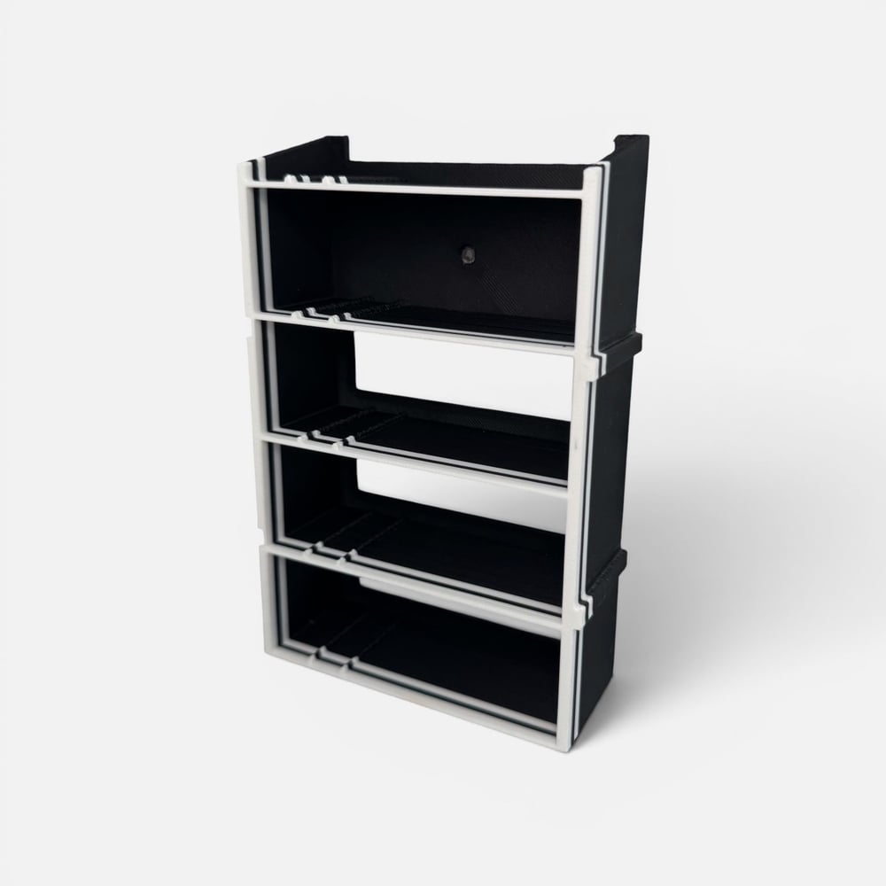 Image of Modular 1:64 Diecast Car Display Shelf for Hot Wheels & Matchbox 5 Slots