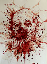 Shining (original blood painting)