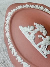 Image 5 of Wedgwood “Playing Cupids” Jasperware Oval Box