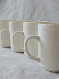 Image 1 of Arco Pal France “Romaine Ivory” Mugs | Set of 4
