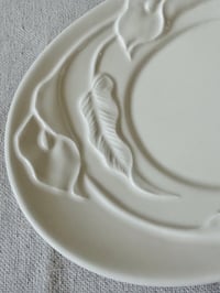 Image 4 of Vintage Japanese Calla Lily Gravy Boat & Underplate