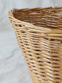 Image 7 of Natural Wicker Bike Basket