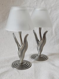 Image 1 of Vintage Tulip Fairy Lamp Set
