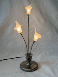 Image 3 of Three-Light Calla Lily Lamp