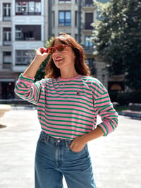 Image 5 of Camiseta Sailor "Rosa/Verde"