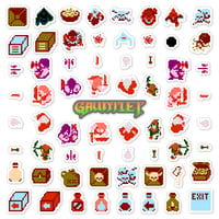 Image 1 of Gauntlet NES Sticker/Magnet Sets (65 Pieces) 