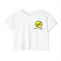 Image 1 of I Don't Care-Crop Festival Tee