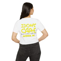 Image 4 of I Don't Care-Crop Festival Tee