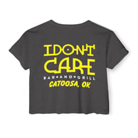 Image 8 of I Don't Care-Crop Festival Tee