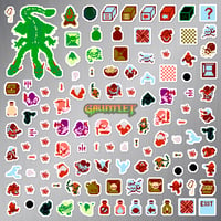 Image 3 of Gauntlet NES Sticker/Magnet Sets (117 Pieces) 