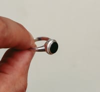 Image 2 of Onyx Circle Ring