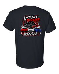Image 1 of 607 Motorsports Live Life at Redline Tee