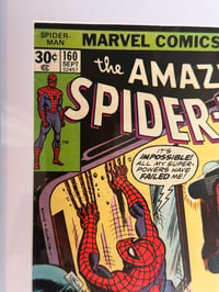 Image 2 of Framed Vintage Amazing Spider-Man #160 (1976) Comic Book | UV Protected Wall Display