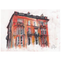 Image 1 of Buckingam Terrace, Edinburgh - Soft Pastels, Charcoal and Pencil on Paper 