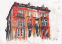 Image 2 of Buckingam Terrace, Edinburgh - Soft Pastels, Charcoal and Pencil on Paper 