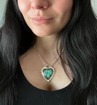Image 3 of Turquoise Heart Necklace
