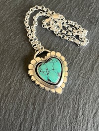 Image 1 of Turquoise Heart Necklace