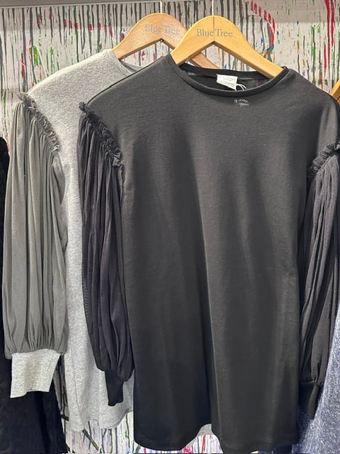 F/W/'26 Antipast Flocked Tee Shirts and Mesh Sleeved Tees! - Image 2 of 4