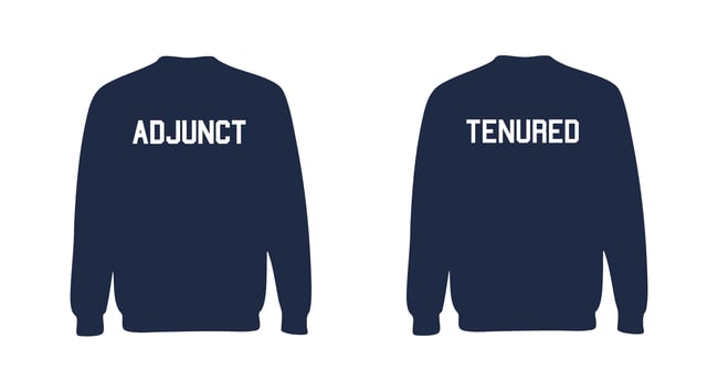 ADJUNCT + TENURED  W/ ZINE BAY COMICS (AARON RENIER)