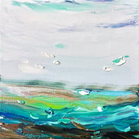 Image 9 of 'Coastals no.74' - triptych, 33x33cm each
