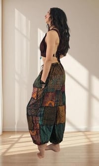 Image 4 of Handmade Thai Patchwork Lightweight Cotton Hippie Pants - 429