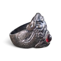 Image 3 of Antique Asian Export Dragon Ring, c. 1930s