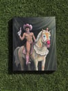 "HAPPY HORSEMAN" ORIGINAL PAINTING