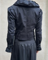 Image 4 of BLACK DOUBLE BREASTED JACKET NO. 2