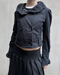 Image 3 of BLACK DOUBLE BREASTED JACKET NO. 2